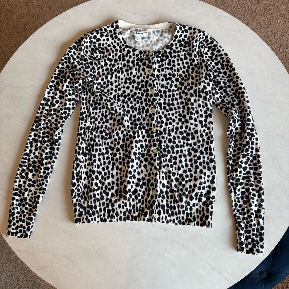 Dalmatian print Cardigan